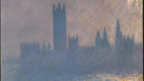 Gemälde: Das Parlament, Sonneneffekte (Le Parlement, effet de soleil), 1903. Artist: Monet, Claude (1840-1926)