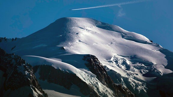 Bild des Mont Blanc, dem höchsten Berg Europas.