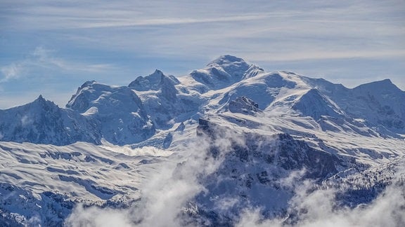 Mont Blanc-Gipfel in den Savoyer Alpen