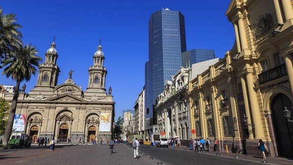 Marktplatz in Santiago de Chile