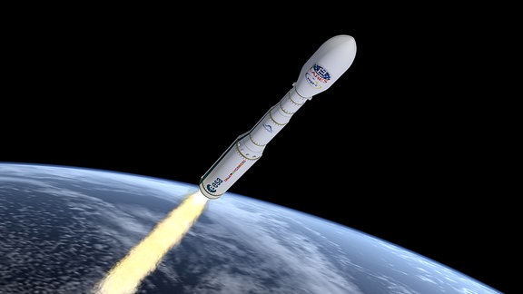Die neue Vega C Rakete der Esa