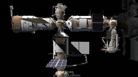Das neue Forschungsmodul Nauka an der ISS