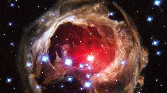 Sternexplosion im Sternbild Einhorn