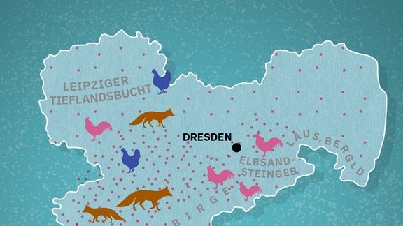 Vor 100 Jahren brachten in Mitteldeutschland verschiedene Tiere die Ostereier. 