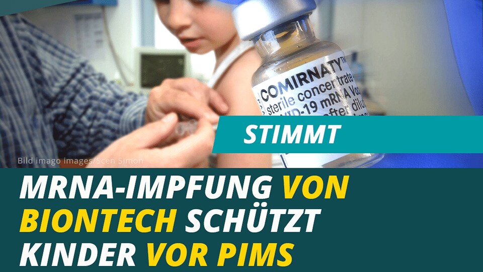 ️ Stimmt: MRNA-Impfung Von Biontech Schützt Kinder Vor PIMS | MDR.DE