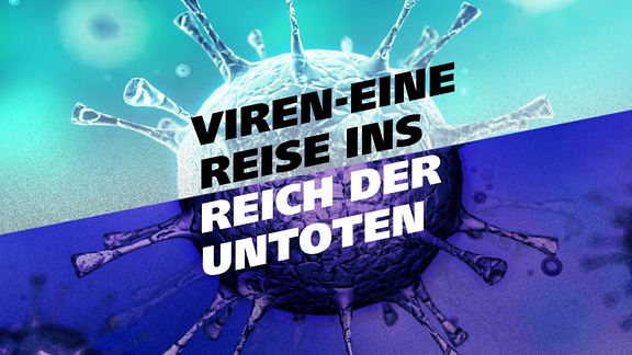 Covergrafik zur Podcastfolge "Viren - eine Reise ins Reich der Untoten"