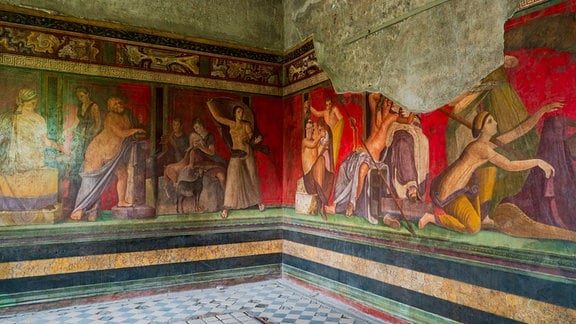 Die Ruinen von Pompeji 