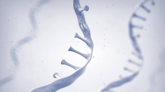 Illustration: Strang von RNA-Erbinformation