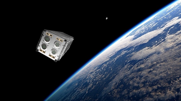 Satellit mit Antrieb von Morpheus Space.