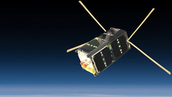 Satellit SOMP2b im Orbit
