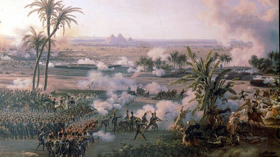 Schlacht bei den Pyramiden 1798 Napoleon Ägypten