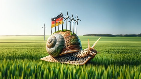 Schneckentempo beim Windkraftausbau in Deutschland