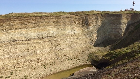 Sedimente aus dem Paläozän/Eozän-Temperaturmaximum auf der Insel Fur Dänemark