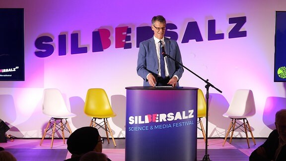 Silbersalz 23 Science & Media Festival: Egbert Geier, Bürgermeister von Halle an der Saale sowie Schirmherr des Silbersalz-Festivals