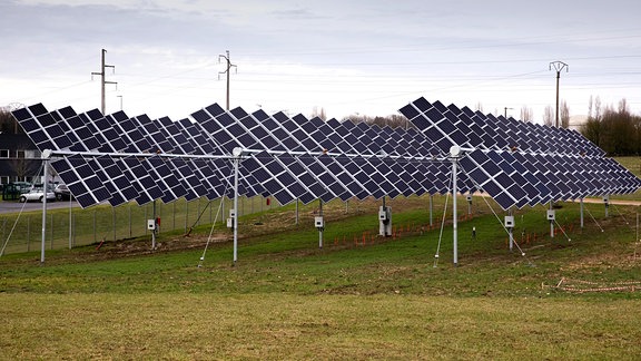 Agri-PV Solarmodule in Moret-sur-Loing Frankreich