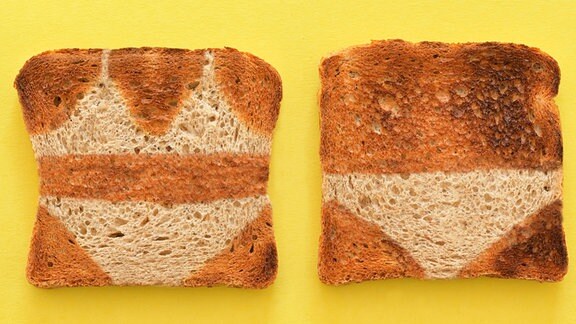 braungebrannter Toast