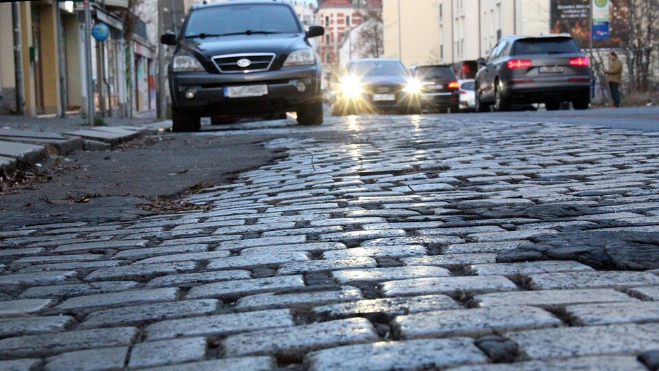 Großbaustelle Dieskaustraße Brückenstraße in Leipzig bis November