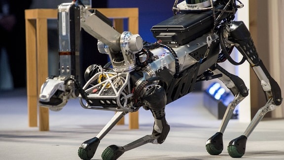 SpotMini-Roboter des Unternehmens Boston Dynamics, 2017