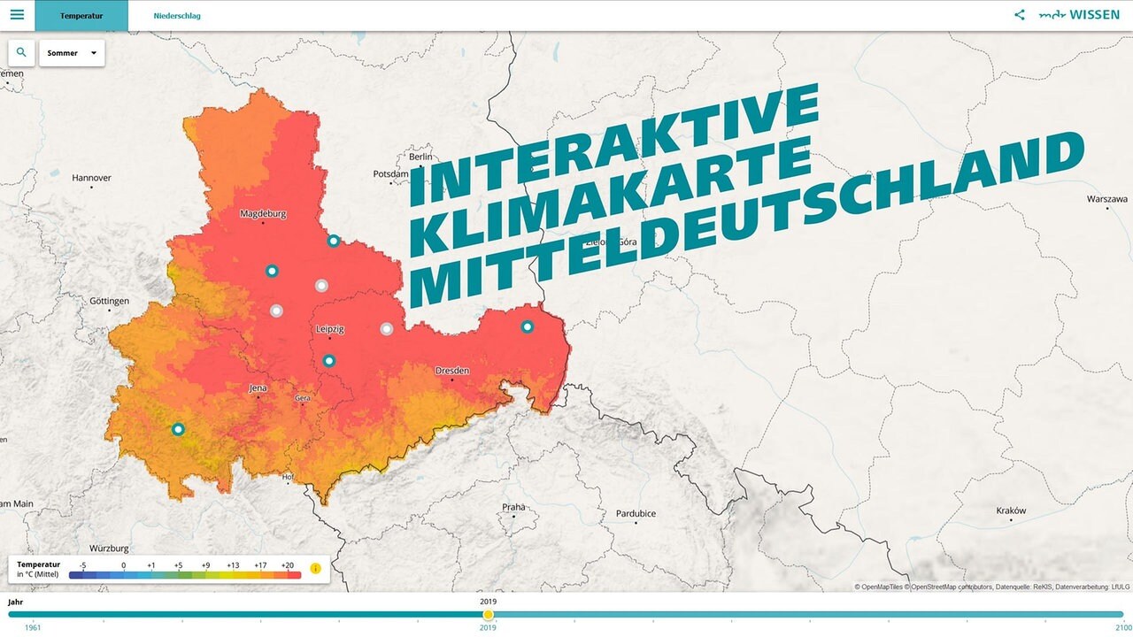 Interaktive Karte Zeigt Den Klimawandel In Mitteldeutschland Mdr De