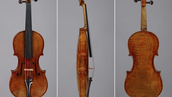 Diese Totoni-Geige, die 1700 in Bologna gebaut wurde, erzeugte die stärksten und am besten hörbaren Kombinationstöne.