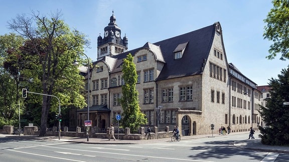 Hauptgebäude, Friedrich-Schiller-Universität, Jena, Thüringen, Deutschland