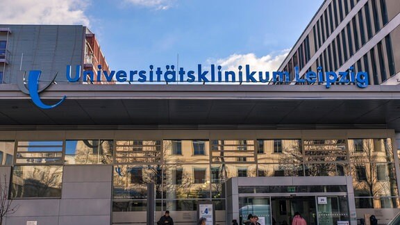 Das Universitätsklinikum in der Liebigstraße im Südosten von Leipzig