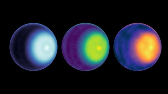 Uranus-Zyklon mit zusätzlicher Farbe