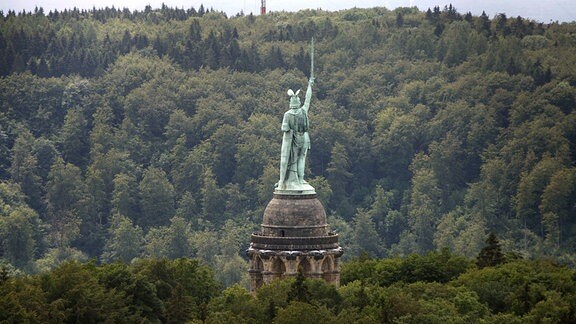 Das Hermannsdenkmal im Teutoburger Wald