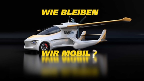 Eine fiktive Mischung aus Auto, Flug- und Wasserfahrzeug. Schruft: Wie bleiben wir mobil?