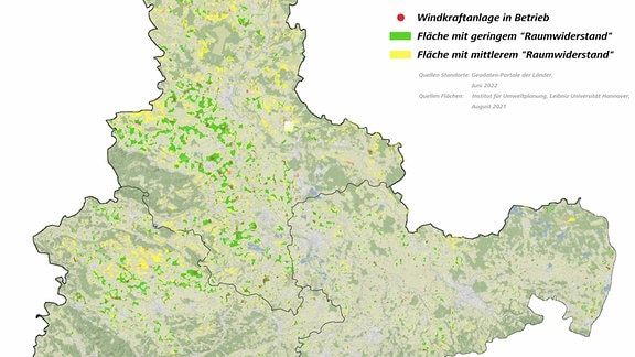 Vorschaubild Karte Windkraftanlagen Mitteldeutschland