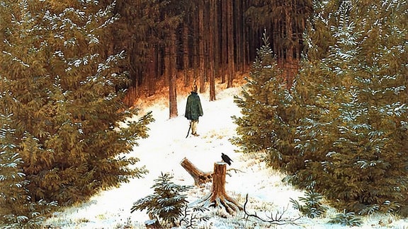 Gemälde: Caspar David Friedrich - Der Jäger im Walde