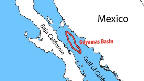 Karte - Guyamas Becken