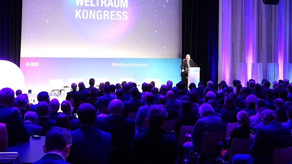 Der Weltraumkongress 2023 vom BDI und dessen Präsident Sigfried Russwurm