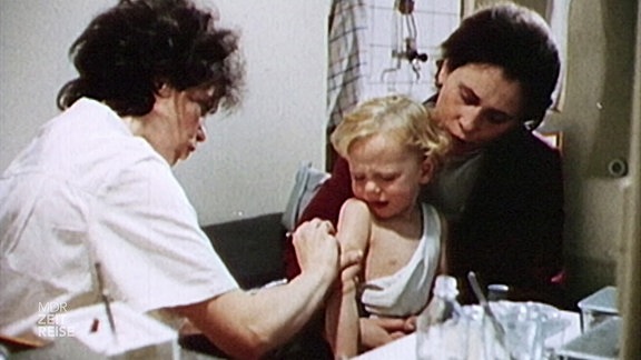 Ein Kind wird geimpft